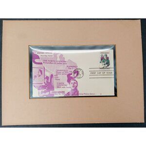 Vintage Jimmie Rodgers Singing Brakeman 13 Cent Postage Stamp First Day Issue